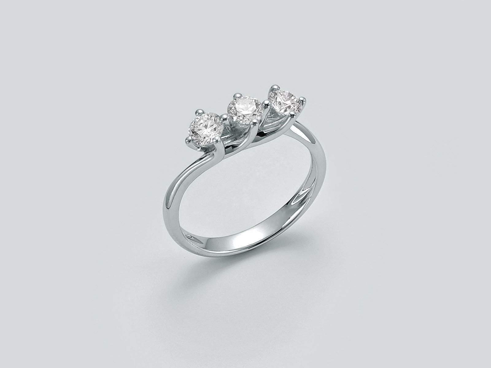 Anello donna trilogy Yukiko cielo venezia oro e diamanti lid3312y-069g7