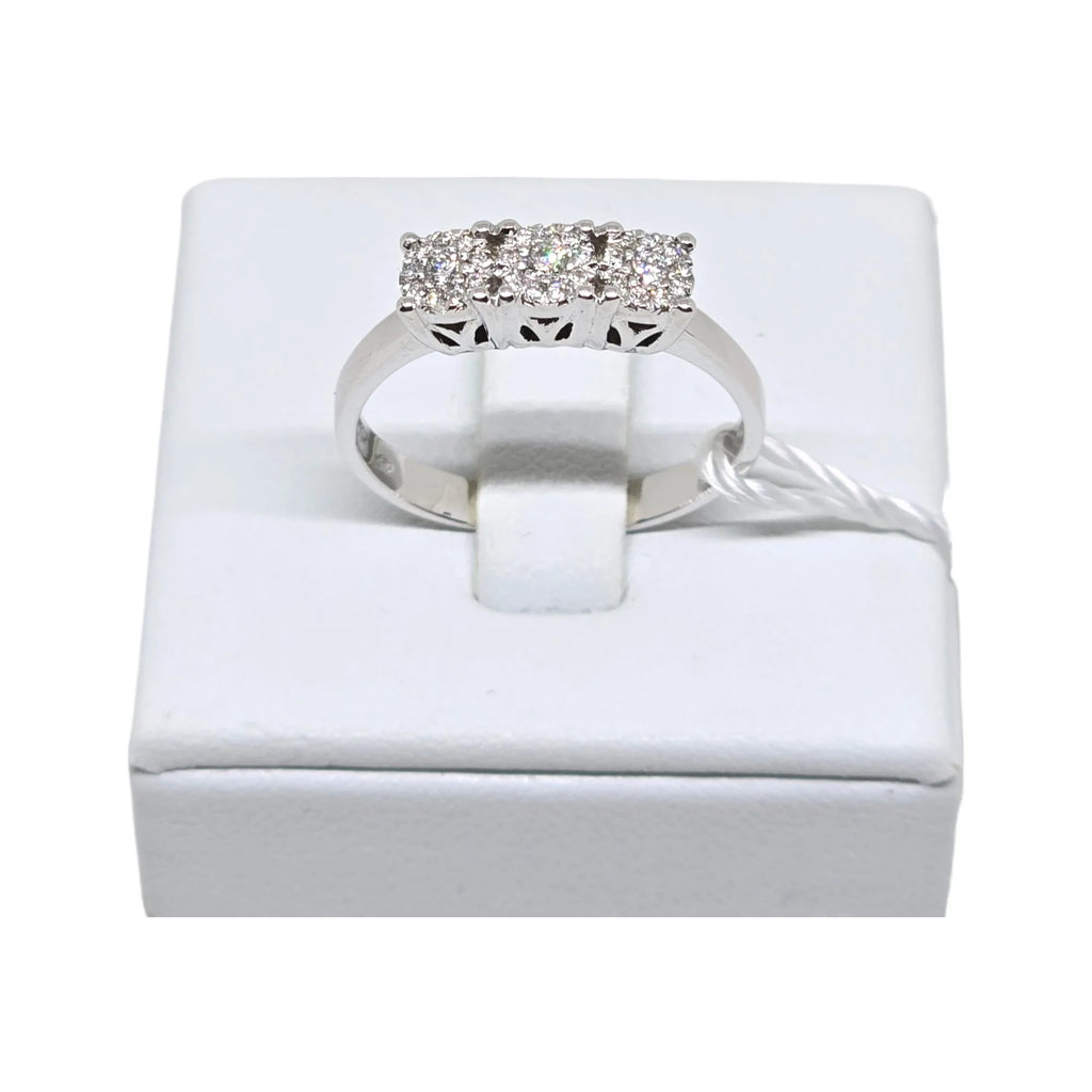 Anello donna trilogy in oro e diamanti Pg gioielli Trichic/1