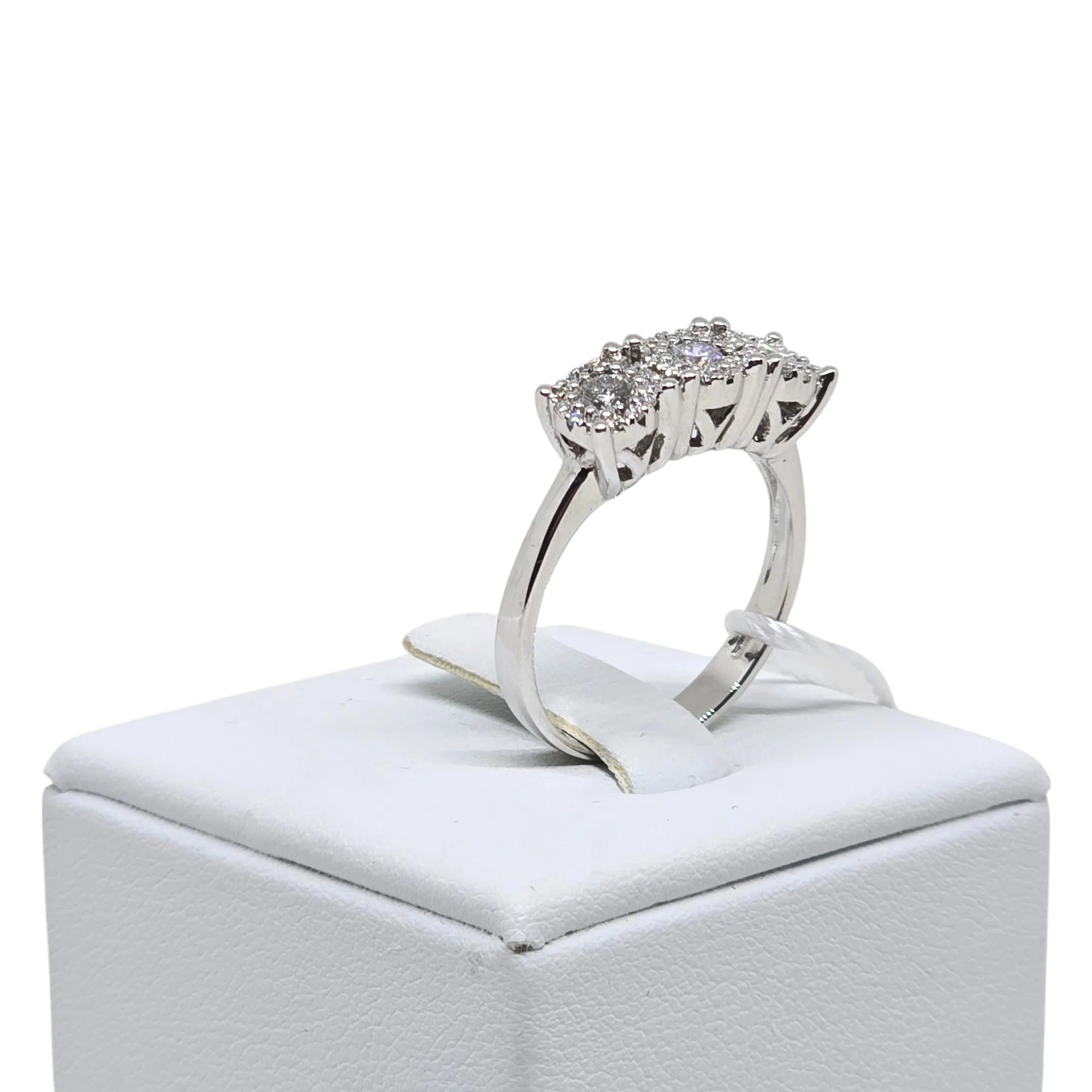 Anello donna trilogy in oro e diamanti Pg gioielli Trichic/4