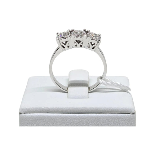 Anello donna trilogy in oro e diamanti Pg gioielli Trichic/2