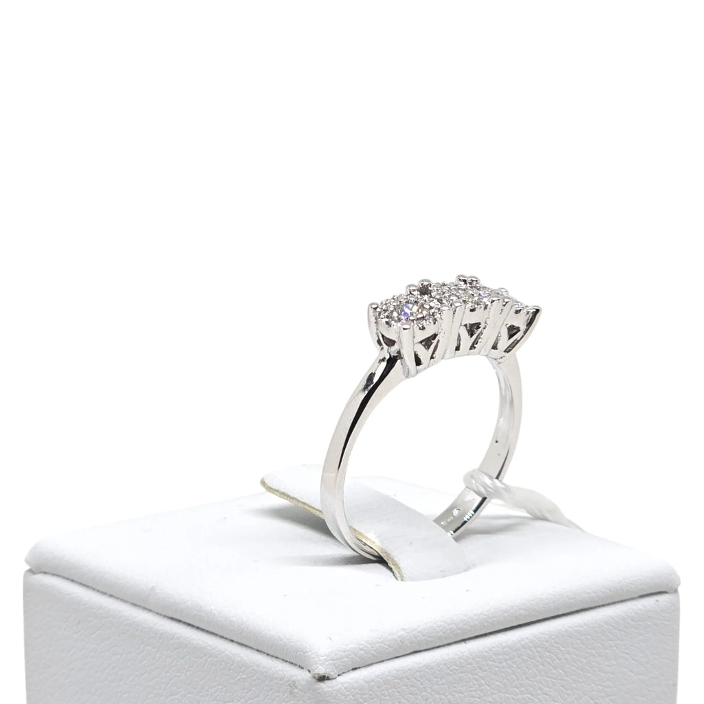 Anello donna trilogy in oro e diamanti Pg gioielli Trichic/1