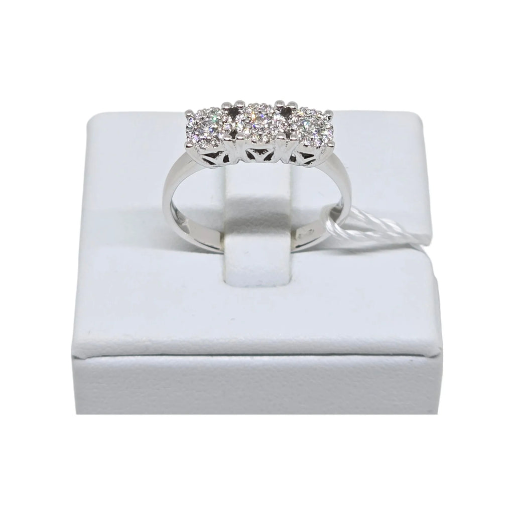 Anello donna trilogy in oro e diamanti Pg gioielli Trichic/2