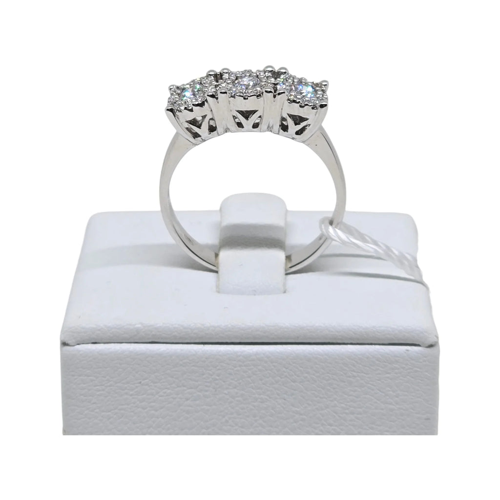 Anello donna trilogy in oro e diamanti Pg gioielli Trichic/4
