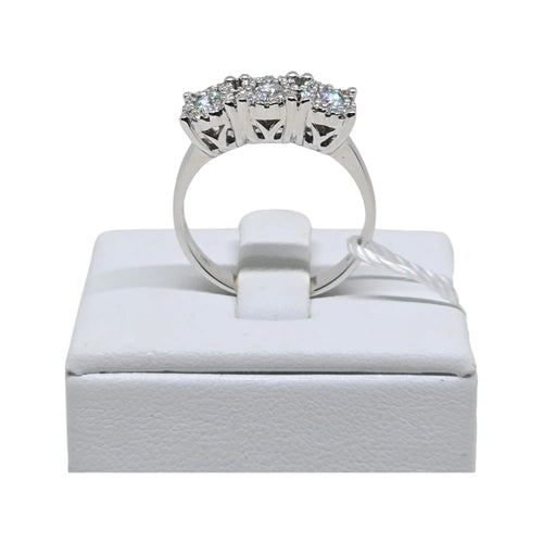 Anello donna trilogy in oro e diamanti Pg gioielli Trichic/4