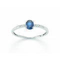 Anello donna yukiko in oro con zaffiro e diamanti lid3050yx