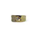 Anello iGold da Uomo in Oro 9k con zircone bianco