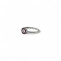 iGold Ring aus 9 Karat Weißgold mit weißem Zirkonia im Brillantschliff sowie roten und weißen Zirkonia