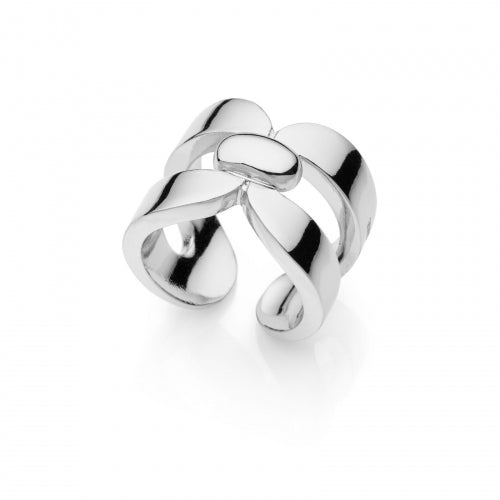 Anello in bronzo argentato square Unoaerre donna 2033