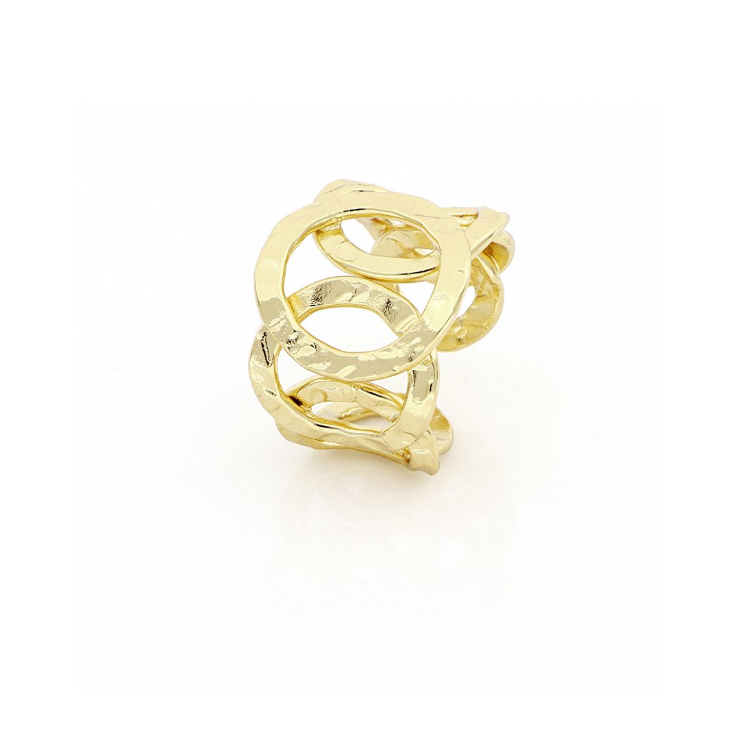 Anello in bronzo dorato 1736 Unoaerre donna