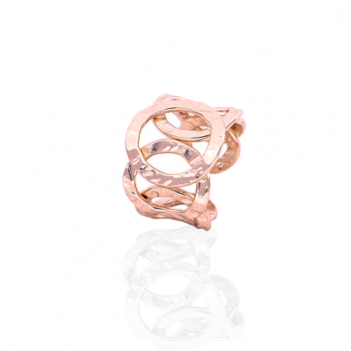 Anello in bronzo dorato rosa Unoaerre donna 1744