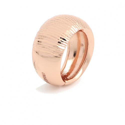 Anello in bronzo dorato rosa Unoaerre donna 1913