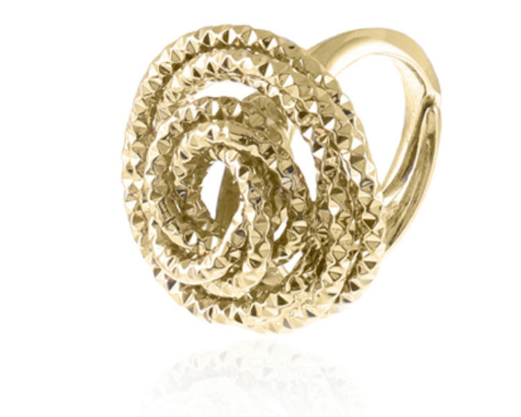 Anello in bronzo giallo Unoaerre 1036