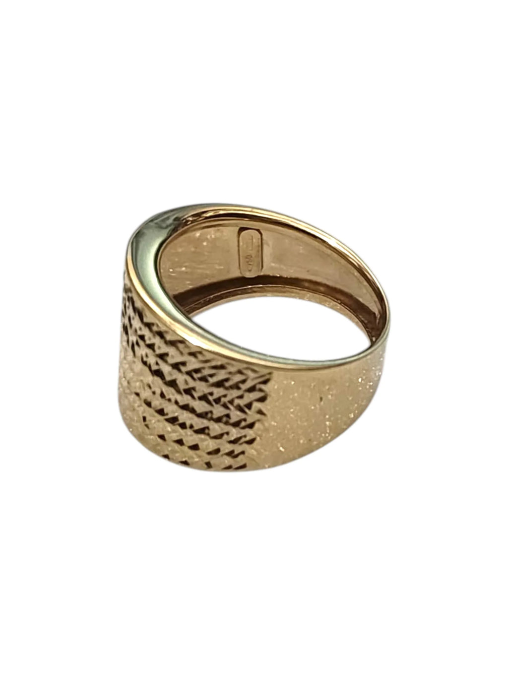 Anello lavorato donna in oro 18kt modello fascia