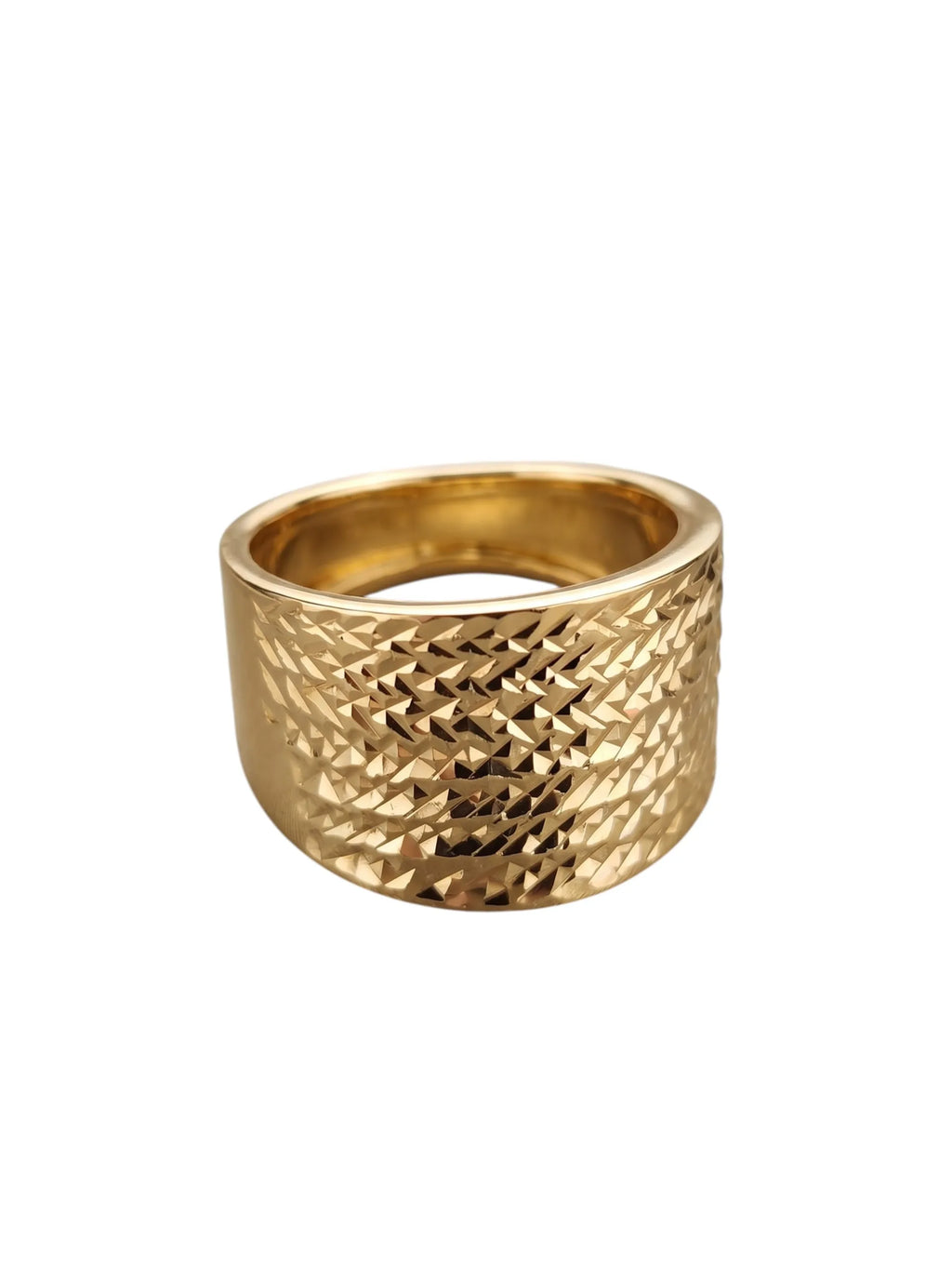 Anello lavorato donna in oro 18kt modello fascia