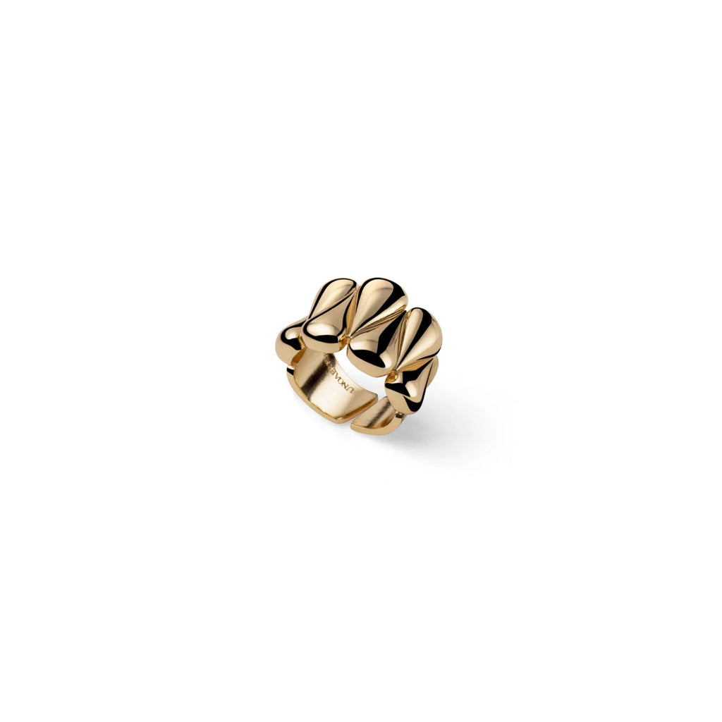 Anello line dorato donna Unoaerre 2791