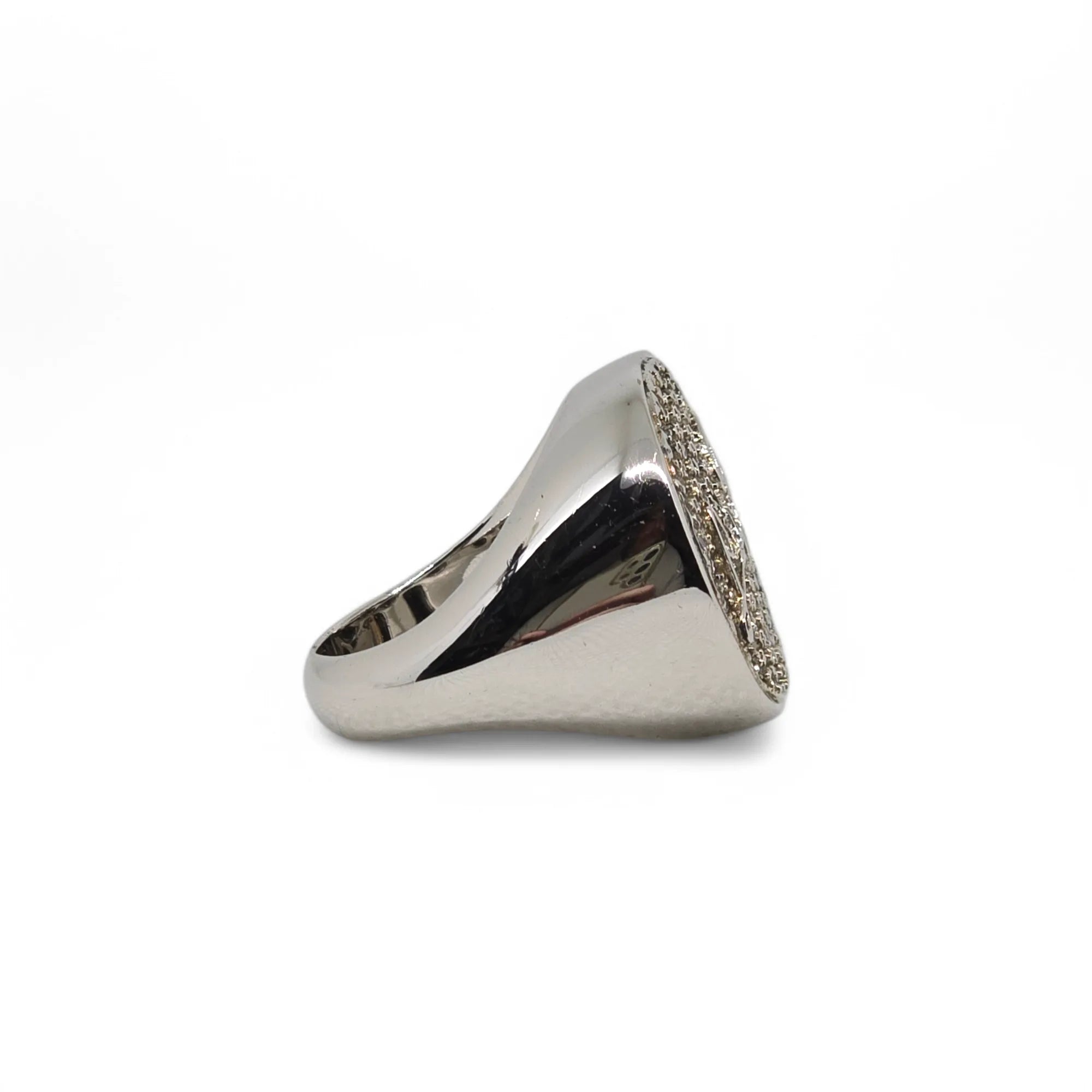 Anello liu jo in argento rodiato con cristalli swaroski LJ124