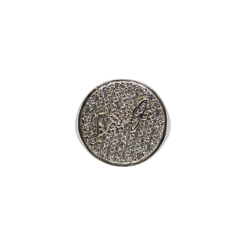 Anello liu jo in argento rodiato con cristalli swaroski LJ124