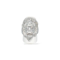 Anello regolabile da uomo Testa di Leone in argento 925