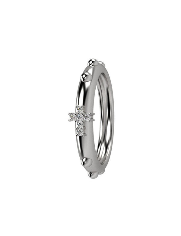 Anello rosario donna Nardelli FE0203 Oro 18kt. e diamanti.