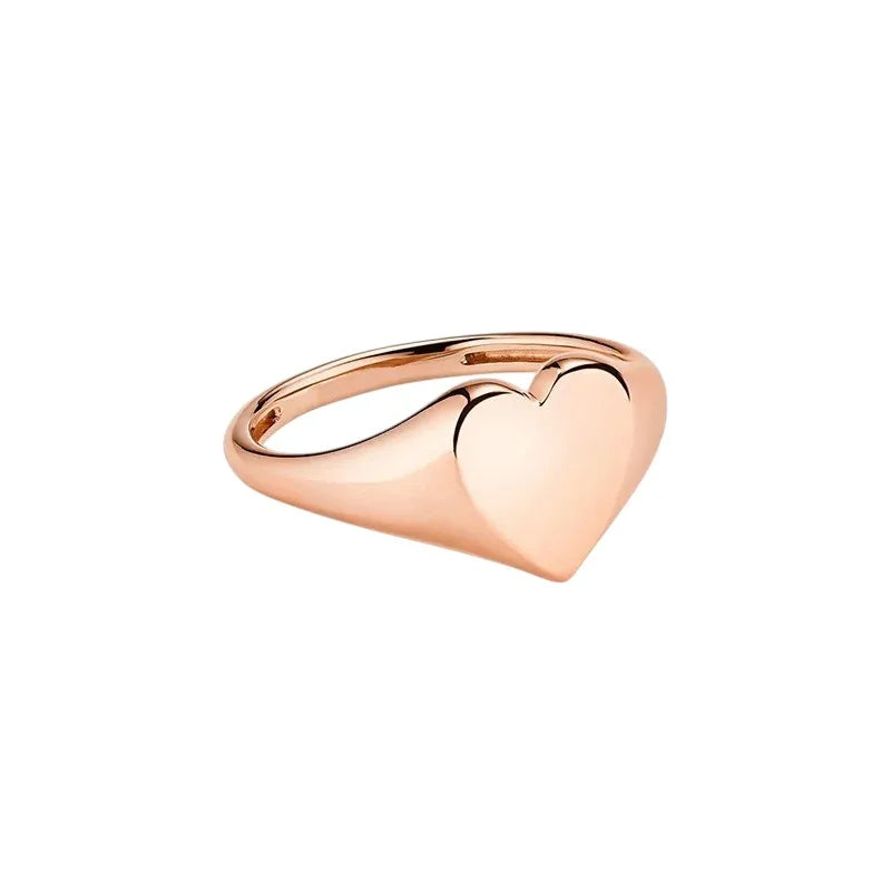 Personalisierbarer Liebessiegelring aus 925er Silber