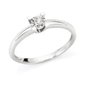 Damen-Solitärring von Donnaoro in Weißgold mit Diamanten las10092.005