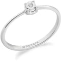 Anello solitario in oro bianco e diamante Comete KANB 1901