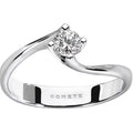 Solitärring Damen Weißgold Diamanten Comete anb 2038