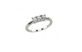Anello trilogy donna in oro bianco e diamanti Donnaoro luce dhat7892.005