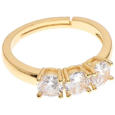 Anello trilogy donna regolabile Ottaviani con zirconi