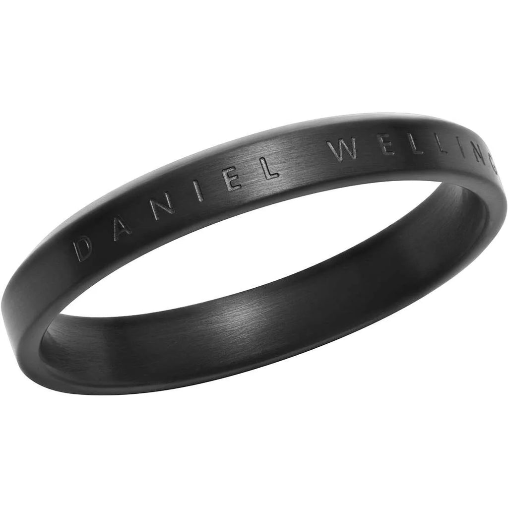 Anello uomo nero gioielli Daniel Wellington Cuff & Ring