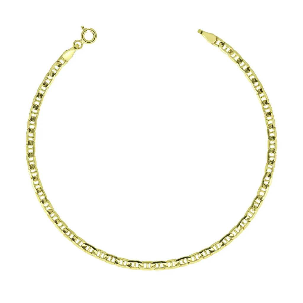 Bracciale uomo in oro giallo 9 kt a catena classica B6O2ON