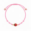 Bracciale cordoncino con coccinella in oro 9KT iGOLD