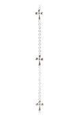 BRACCIALE IN ARGENTO CON TRE CROCI FIORE