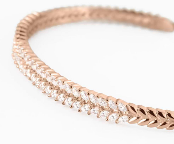 Bangle Romantic Shine Bijoux Rosa e Cristalli 1674387