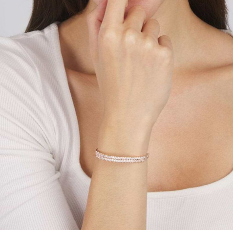 Bangle Romantic Shine Bijoux Rosa e Cristalli 1674387