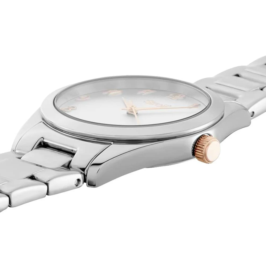 Belleville orologio donna In acciaio silver con quadrante bianco 1663830