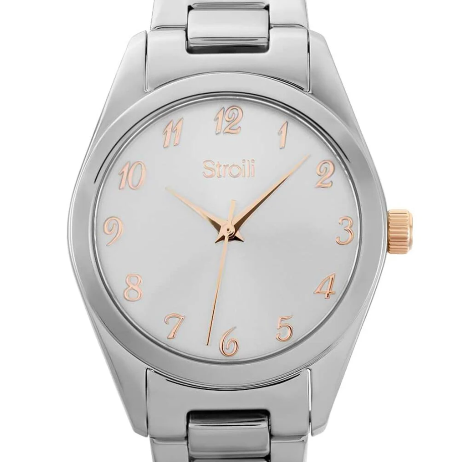 Belleville orologio donna In acciaio silver con quadrante bianco 1663830
