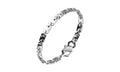 Bikkembergs Herrenarmband aus Edelstahl mit Diamant