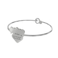 Bracciale 10 Buoni Propositi in Acciaio Non toccatemi mia sorella