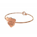 Bracciale 10 Buoni Propositi in Acciaio Non toccatemi mia sorella