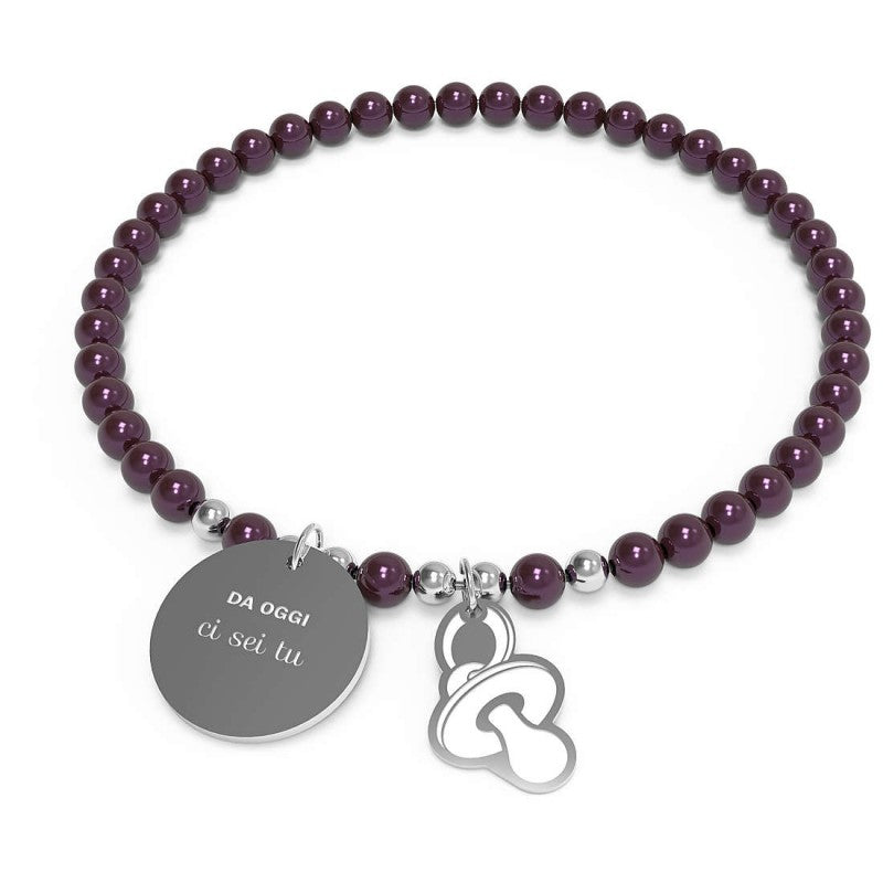Bracciale 10 buoni propositi donna b5123/bu "da oggi ci sei tu"