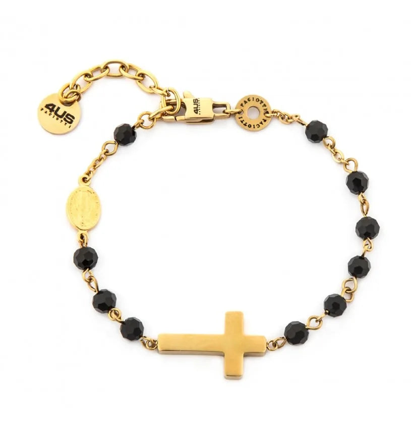 Bracciale 4US Cesare Paciotti rosario uomo 4UBR7512