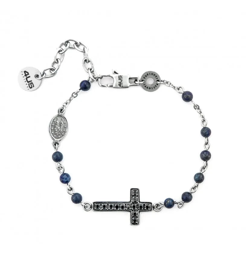 Bracciale 4US Cesare Paciotti rosario uomo 4ubr7501