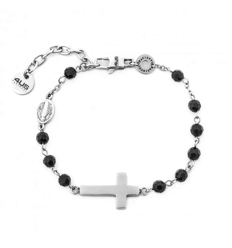 Bracciale 4US Cesare Paciotti rosario uomo 4ubr7510