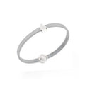 Bracciale AMEN TAN20-17 in silicone silver fluo donna bambina angioletto
