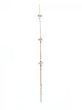 Bracciale Agios rosè con tre croci