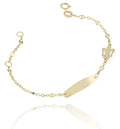 Bracciale Bambini Targa con Angioletto in Oro 9KT iGOLD BR04501150800