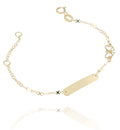 Bracciale Bimba Targa con Farfalla in Oro 9KT iGOLD BR03900900900