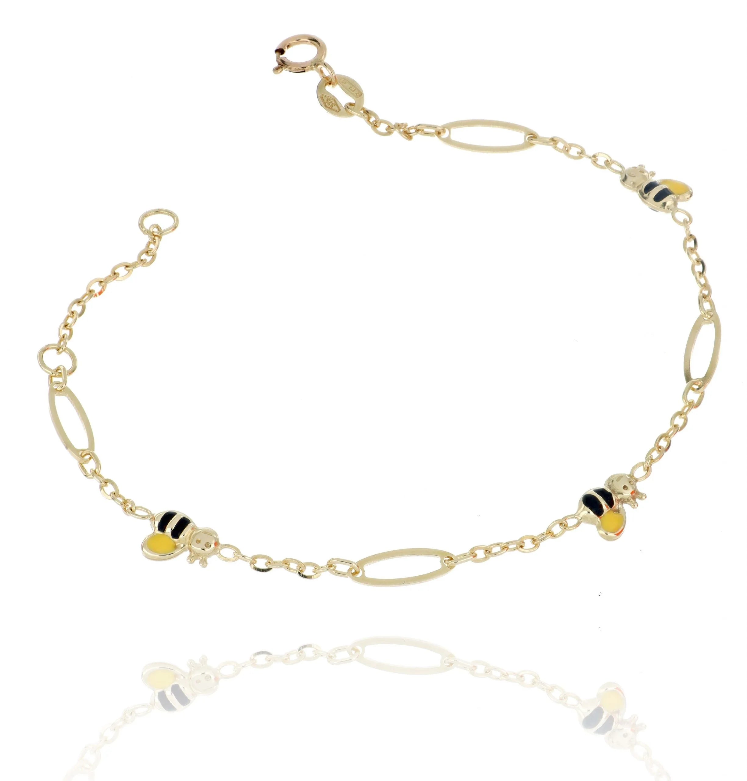 Bracciale Bimba con Apine Smaltate in Oro 9KT iGOLD BR12401250820