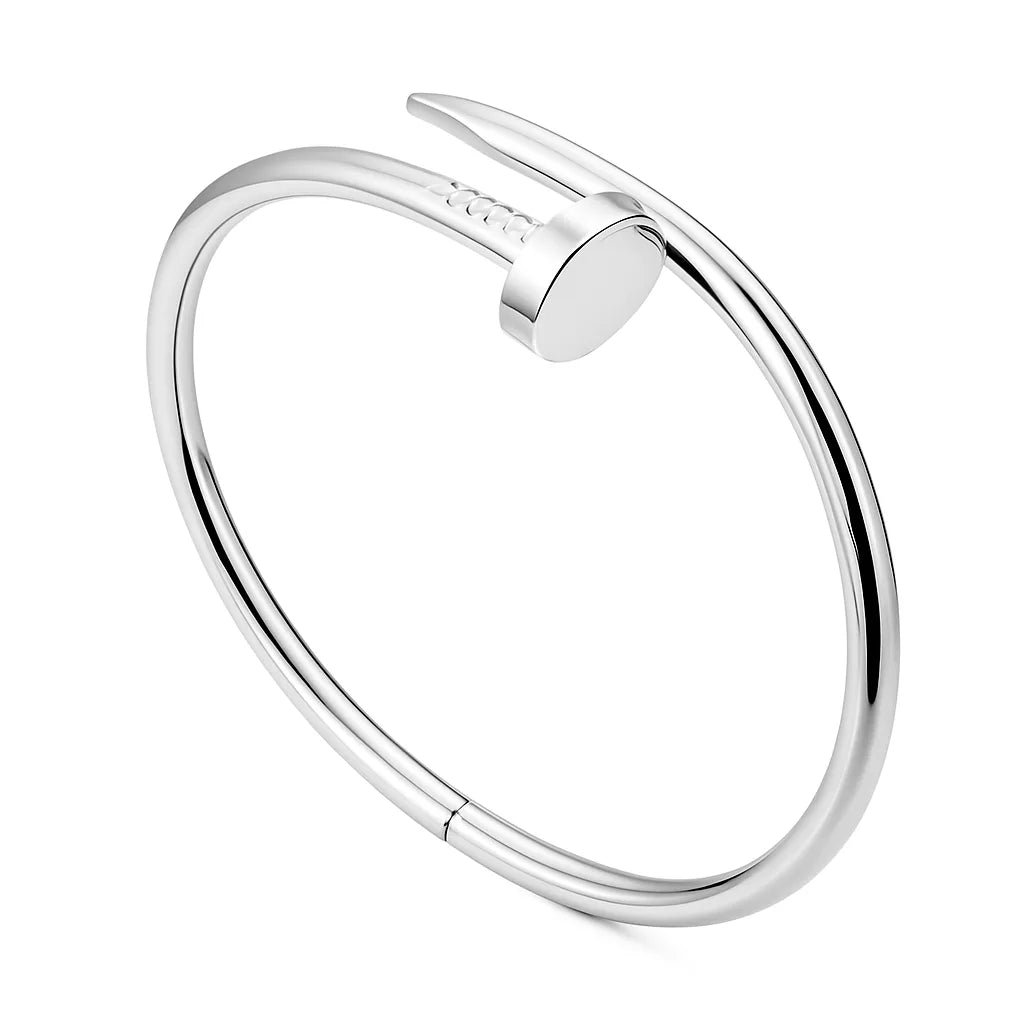 Bracciale Chiodo in Argento 925 con cerniera